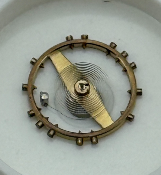 AS 1240 Balance Wheel Complete And Spring  8¾’’’ 49 M Watch Movement Parts NOS