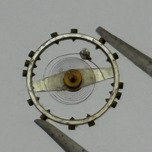 ETA 761 1201 Balance Wheel Complete And Spring 145 Watch Movement Parts NOS