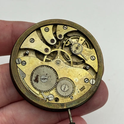46.1mm Open Face Swiss Balance Ok Pocket Watch Movement PARTS REPAIR