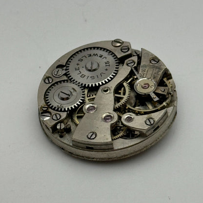 23.6mm Visible Patent 51489 FHF Manual Wind Watch Movement Swiss Vintage PARTS