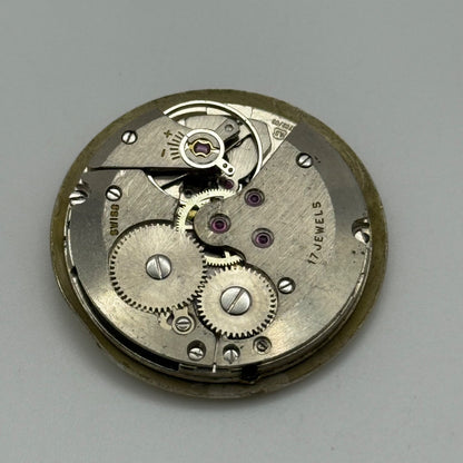 Limit AS 1702/03 Watch Movement Manual Wind Vintage Date Swiss Parts Repair 26mm