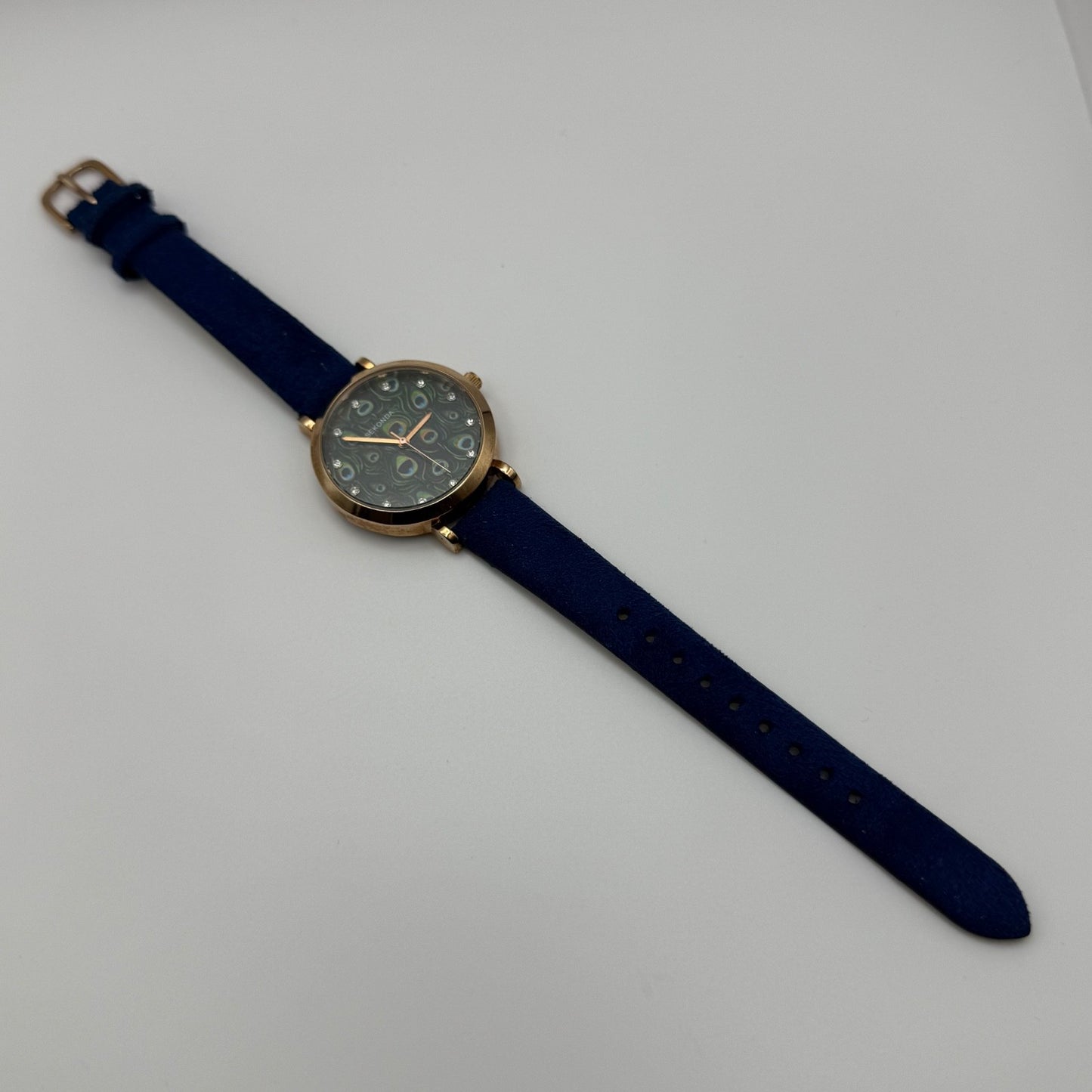 Working Ladies Sekonda Peacock Dial 34mm Quartz Watch New Battery Adjustable