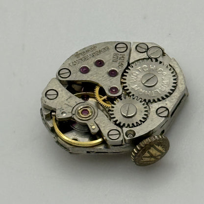 15.3mm Vintage Waltham MJWC R711 Manual Wind Watch Movement PARTS REPAIR