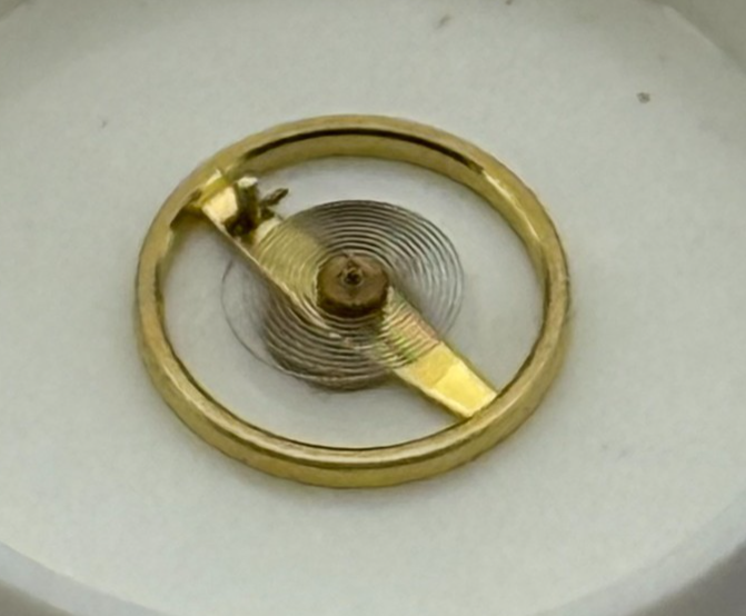 GSW 60, 66 Balance Wheel Complete And Spring 5 1/2''' Watch Movement Parts 