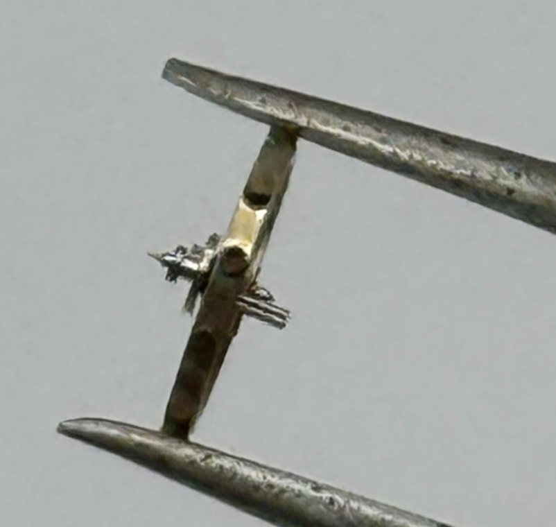 AS 976 1012 Balance Wheel Complete And Spring  29 M Watch Movement Parts NOS