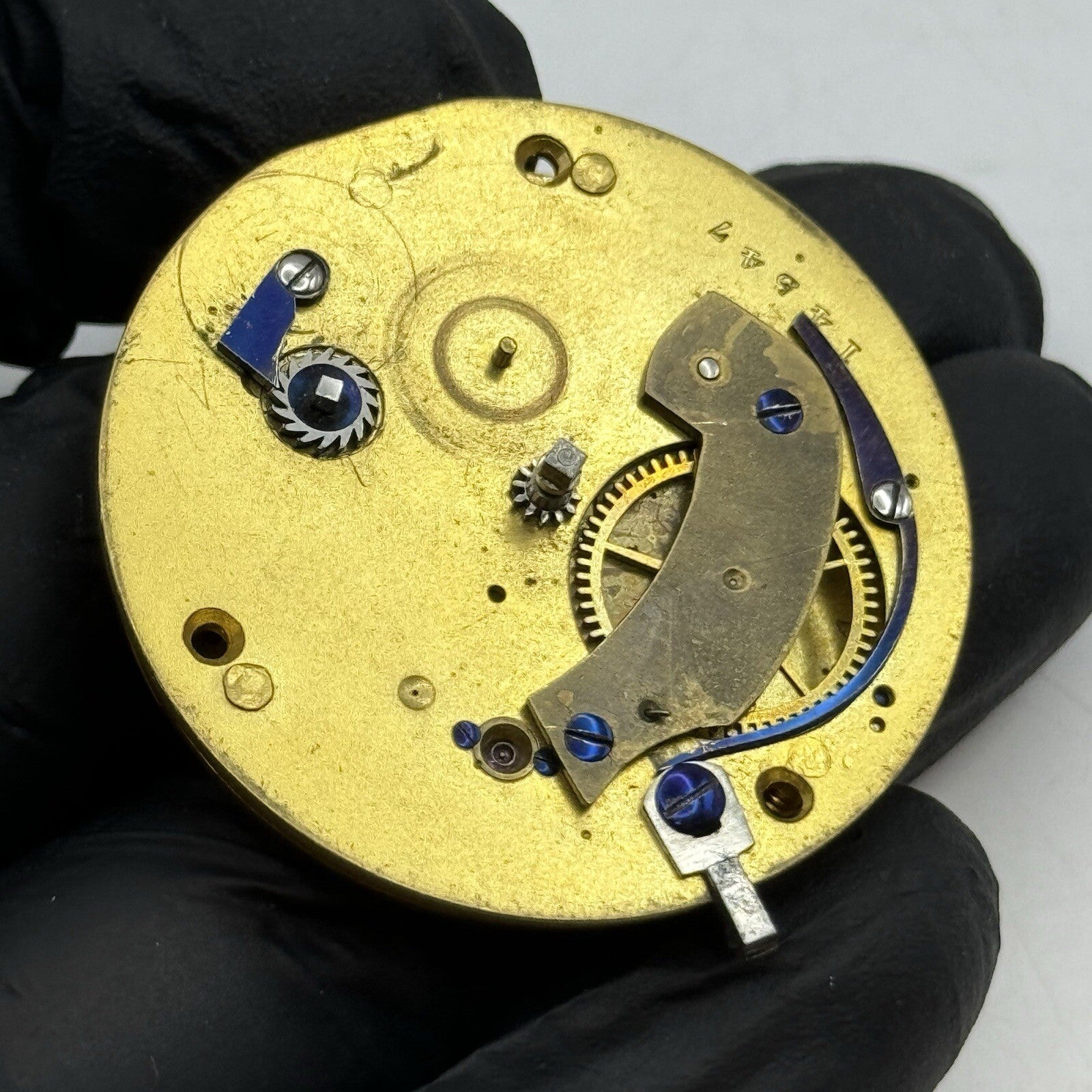 41.6mm Jones Strand Fusee Chain Present Pocket Watch Movement FOR PARTS
