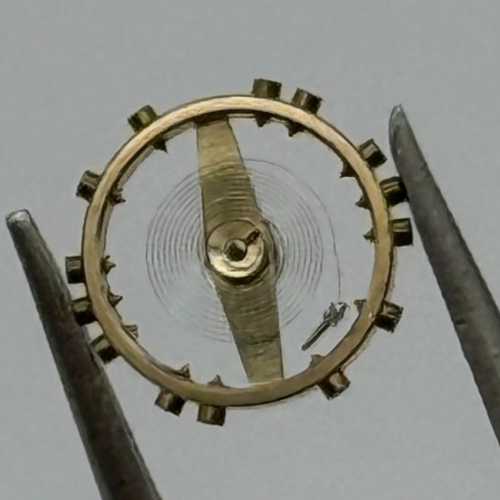 FEF 430 6600 Balance Wheel Complete And Spring 943 M Watch Movement Parts NOS