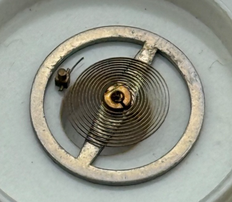 BFG 866 DGT Balance Wheel Complete And Spring 64 Watch Movement Parts NOS 