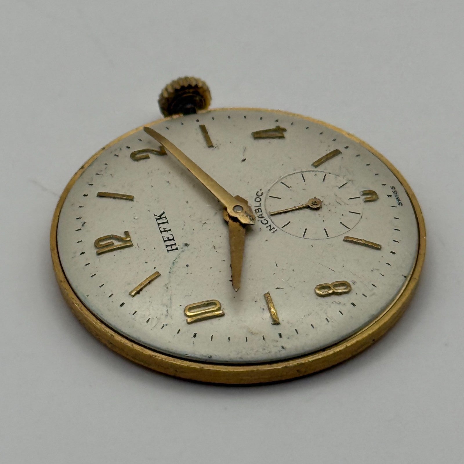 FHF 81 Watch Movement Running Hefik Manual Wind Vintage Swiss Parts 29.7mm