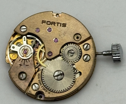 23.6mm Running Fortis Peseux P 7040 Manual Wind Swiss Watch Movement PARTS SPARE