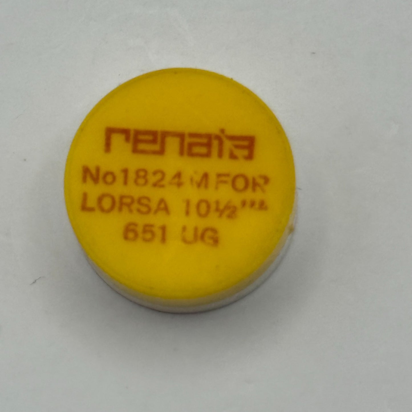 Lorsa 651 Balance Wheel Complete And Spring 10½’’’ 1824 M Watch Movement Parts 