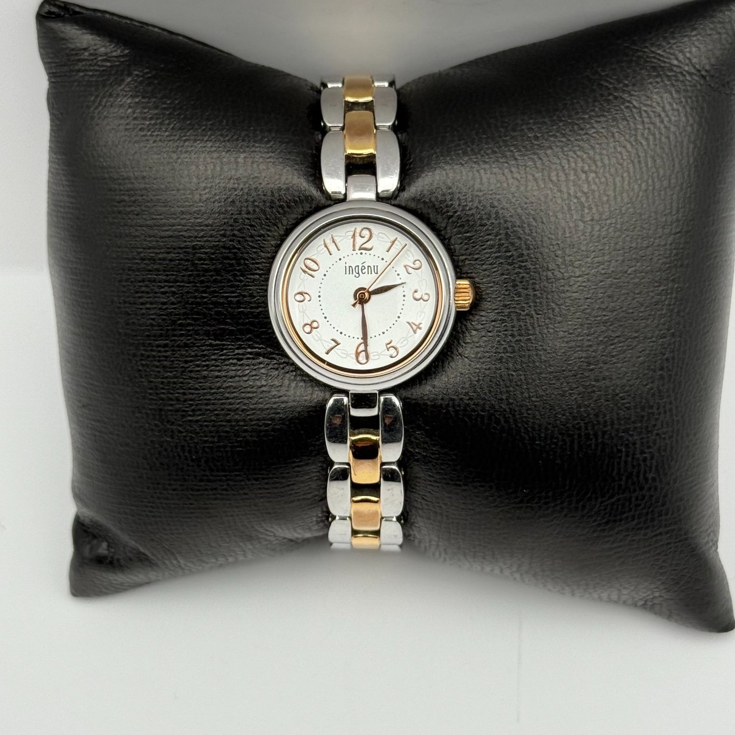 Seiko Alba Ingenu Ladies Quartz Watch Two Tone Bracelet Japan Working 21mm