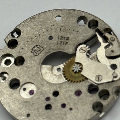AS 1215 1216 Watch Movement Main Plate Manual Wind Vintage Swiss Parts 23.6mm