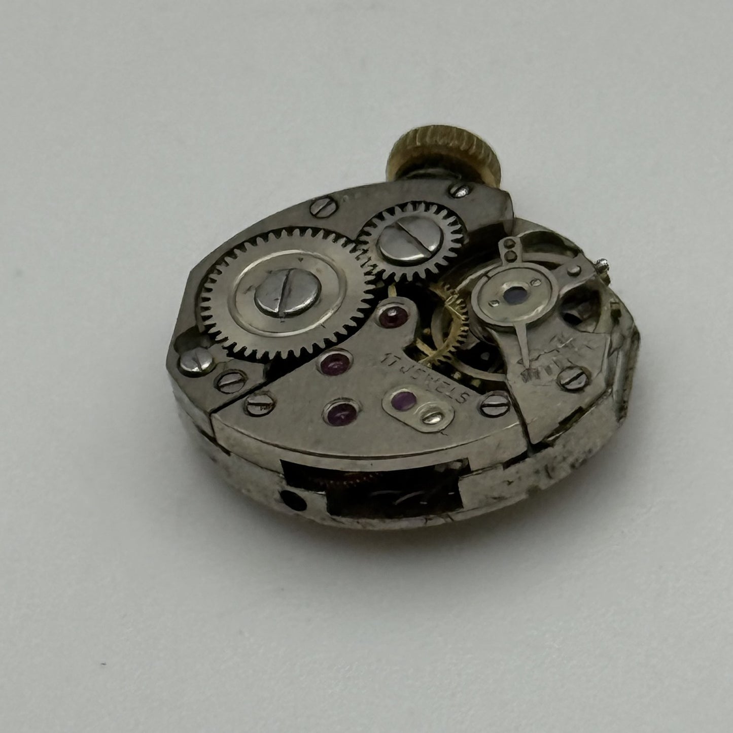 12.8mm Vintage Omer AS 1012 Manual Wind Swiss Watch Movement PARTS REPAIR