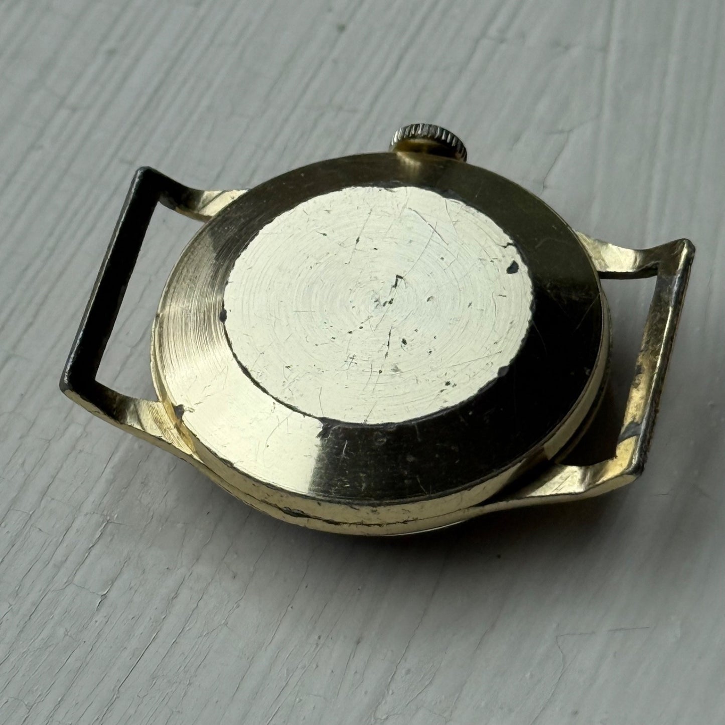 32mm Vintage Stirling Black Dial Sub Seconds Manual Wind Watch PARTS / REPAIR