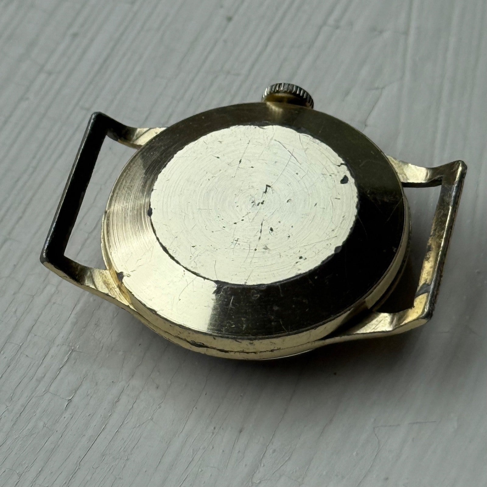 32mm Vintage Stirling Black Dial Sub Seconds Manual Wind Watch PARTS / REPAIR