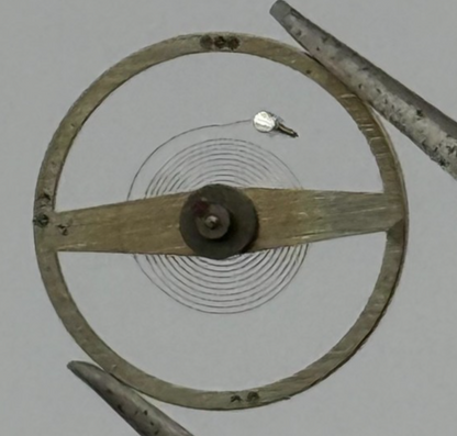 ST 1800 1805 Balance Wheel Complete And Spring Ord + Inca Watch Movement Parts