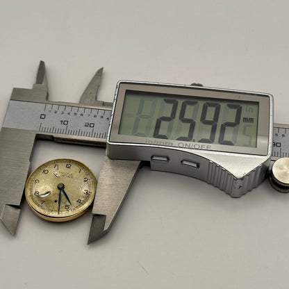 Majex Buren 370 Watch Movement Manual Wind Vintage Swiss 17 Jewels Parts 25.9mm