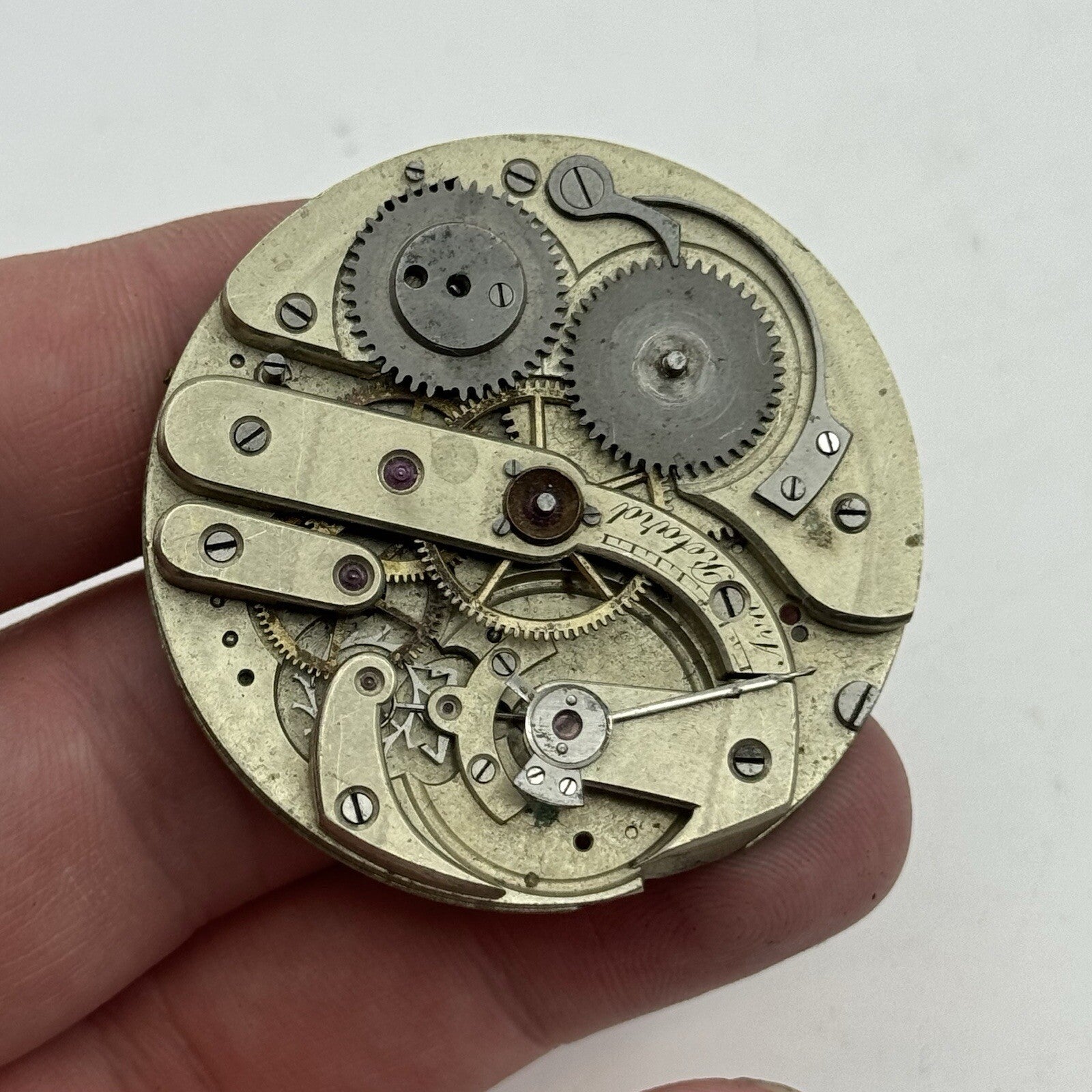 45.2mm High Grade Jules Jurgensen Style Pocket Watch Movement To Restore Parts