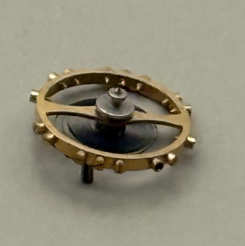 FHF 159 Balance Wheel Complete And Spring 3–10’’’ 190 M Watch Movement Parts NOS