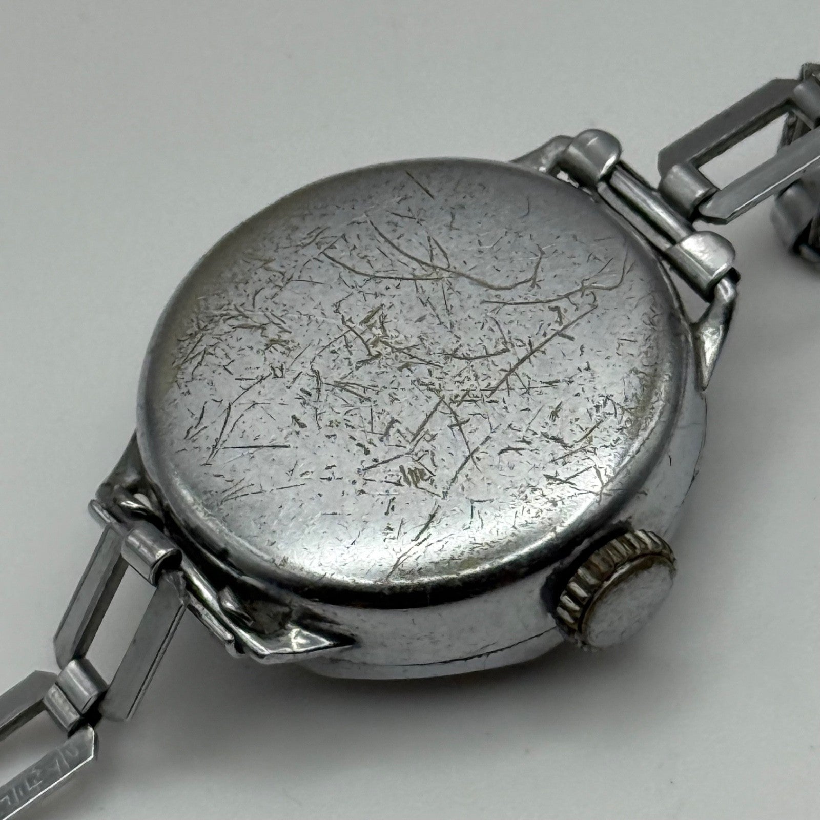 25mm Vintage Ingersoll Dot Sub Seconds Art Deco Bracelet Manual Watch PARTS