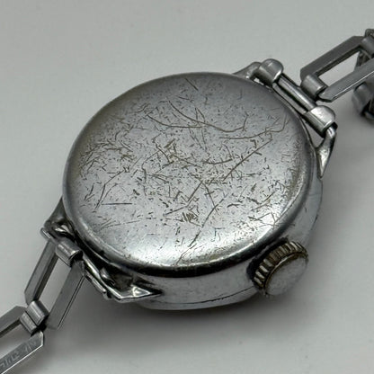 25mm Vintage Ingersoll Dot Sub Seconds Art Deco Bracelet Manual Watch PARTS