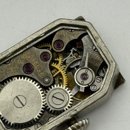 13.1mm Vintage Gruen Guild 15 Jewels Manual Wind Watch Movement PARTS REPAIR