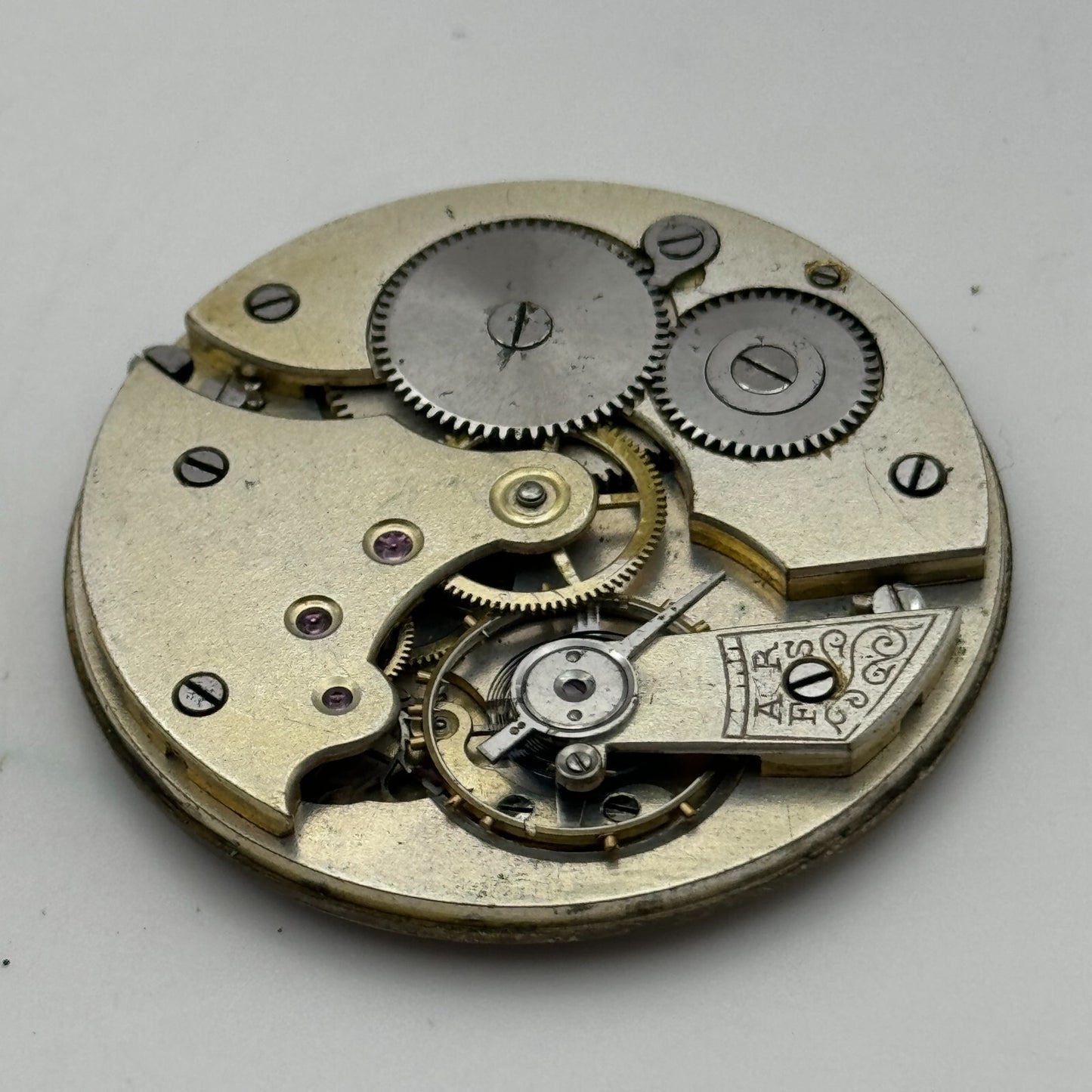 41.7mm Unidentified Quality Open Face Balance Ok Pocket Watch Movement PARTS