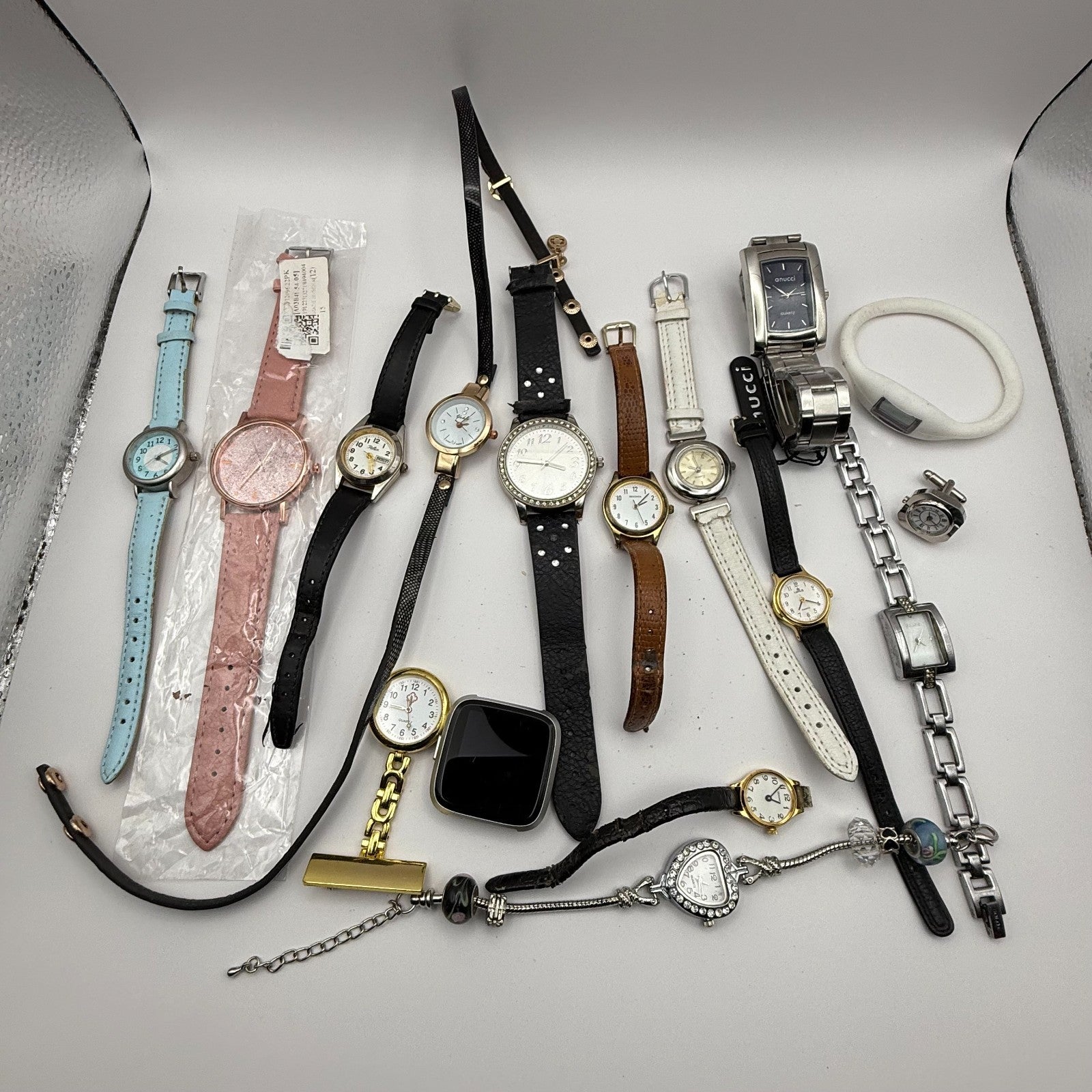 Bundle Of 16 Quartz Watches Job Lot Modern / Vintage Untested Parts / Repair