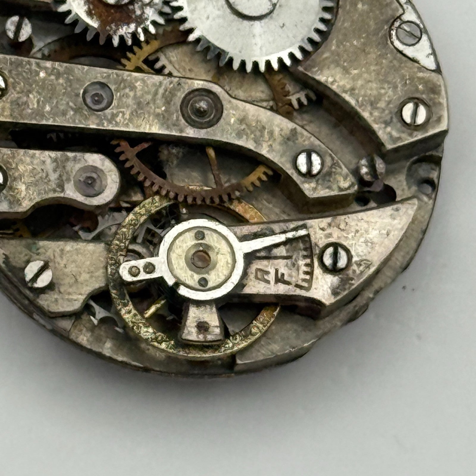 AS A Schild Watch Movement Manual Wind Vintage Swiss Parts Repair Spares 23.7mm