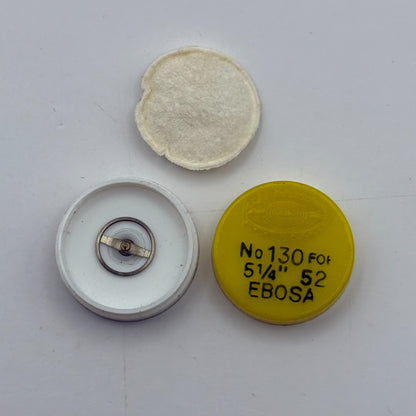 Ebosa 52 Balance Wheel Complete And Spring  5¼’’’ 130 Watch Movement Parts NOS