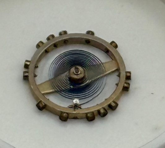 AS 976 1012 Balance Wheel Complete And Spring  29 M Watch Movement Parts NOS