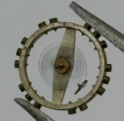 AS 976 1012 Balance Wheel Complete And Spring  29 M Watch Movement Parts NOS