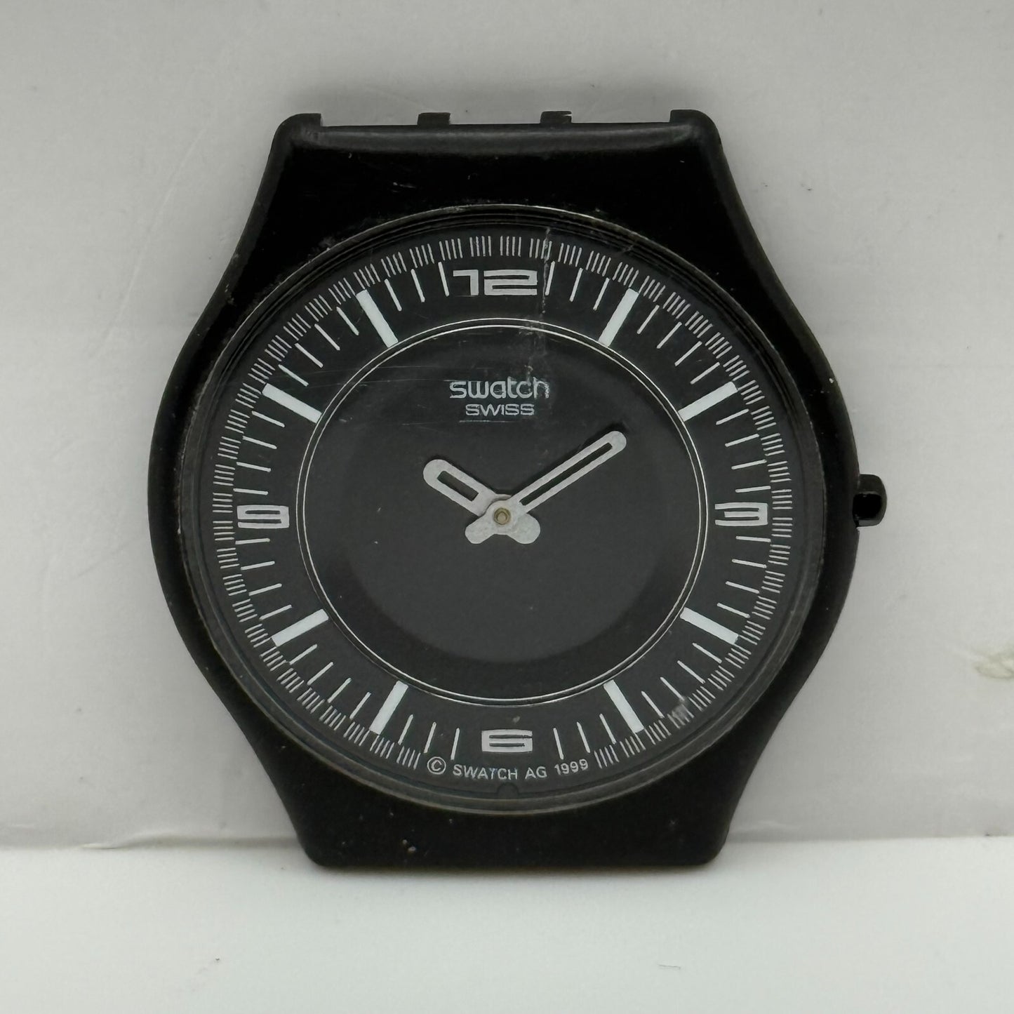 33mm Vintage 1999 Swatch SFB107G Noir De T Metal Watch UNTESTED PARTS REPAIR