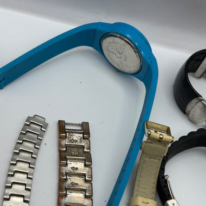 Bundle Of 16 Quartz Watches Modern / Vintage Untested Parts / Repair / Crafts