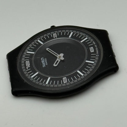 33mm Vintage 1999 Swatch SFB107G Noir De T Metal Watch UNTESTED PARTS REPAIR