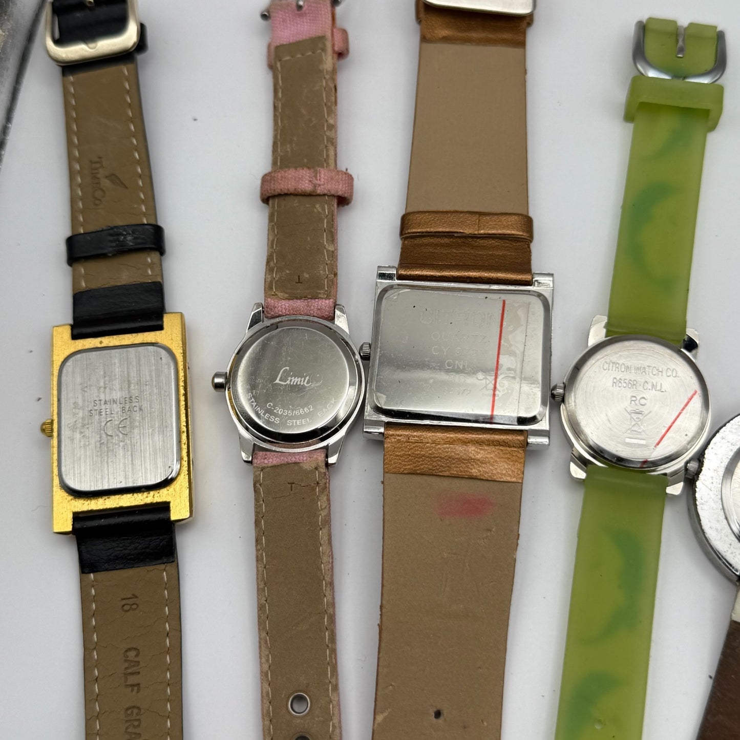 Bundle Of 15 Quartz Watches Job Lot Modern / Vintage Untested Parts / Repair