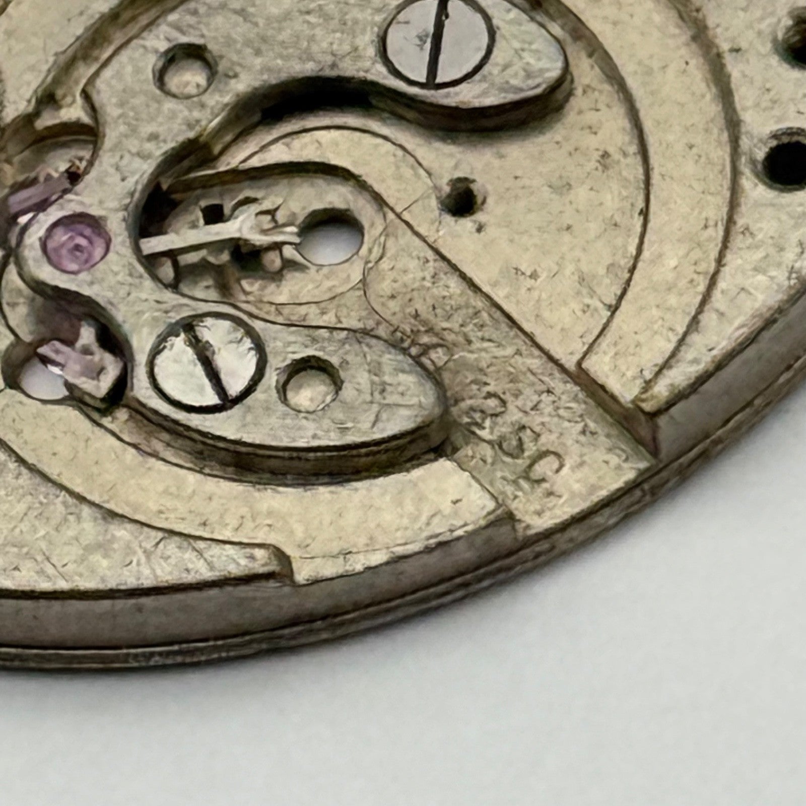 Omega 30T2 SC Watch Movement Main Plate Vintage Swiss Rare Parts Repair 30.5mm