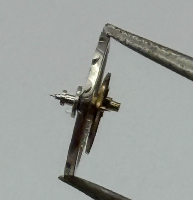 Lanco 576 Balance Wheel Complete And Spring  5’’’ PL Watch Movement Parts NOS