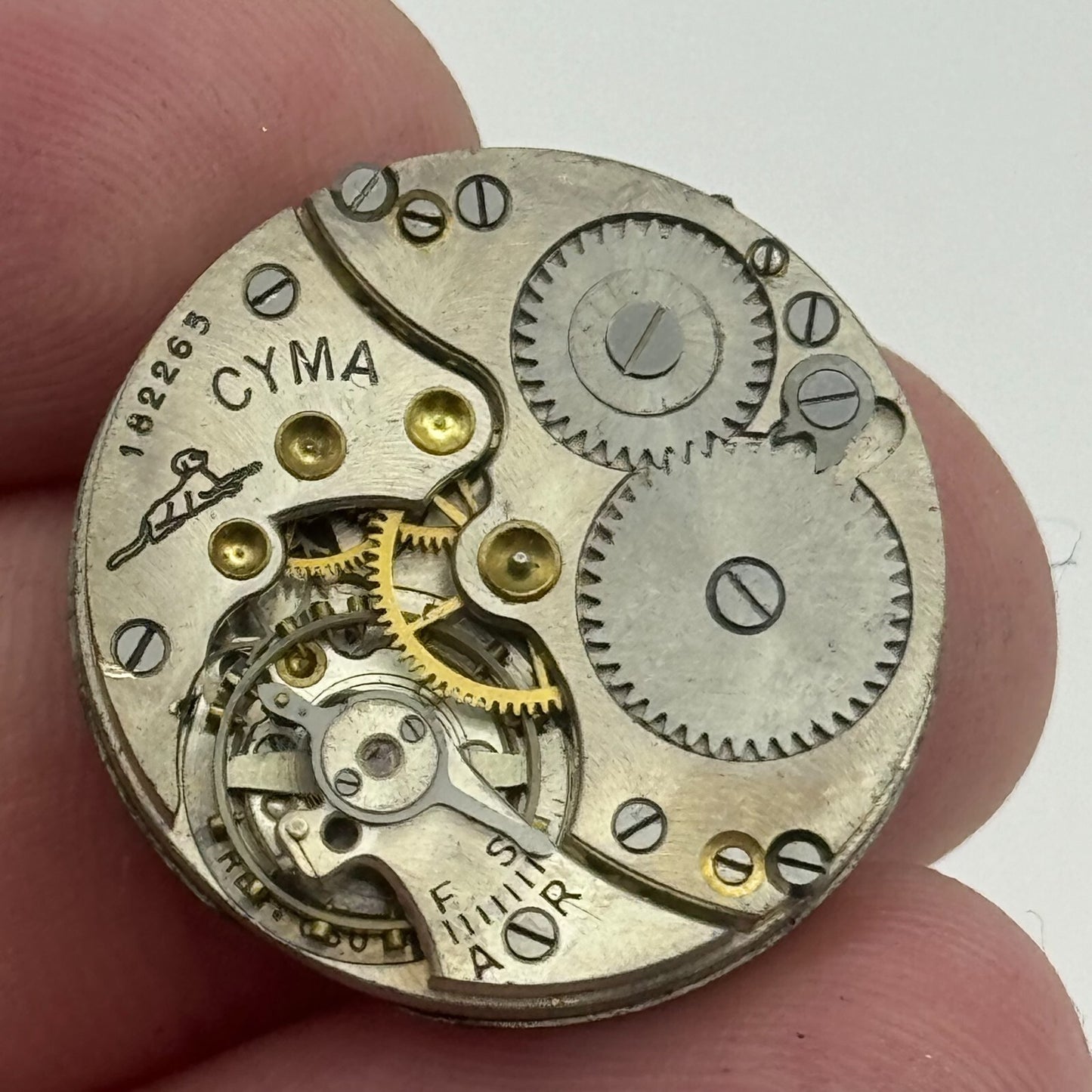 23.6mm Cyma Ref . 030 Sub Seconds Trench Watch Movement Vintage Swiss PARTS