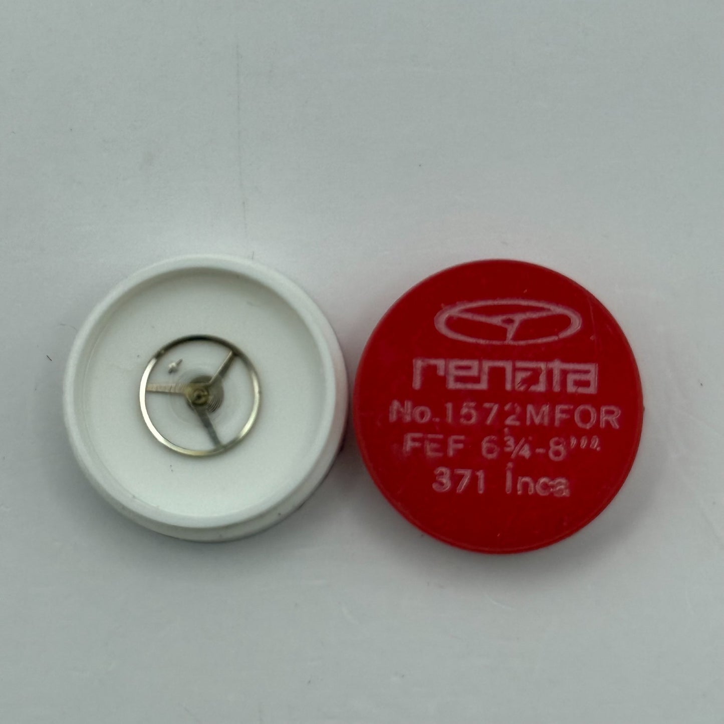 FEF 371 Balance Wheel Complete And Spring 6¾–8’’’ 1572 M Watch Movement Parts 