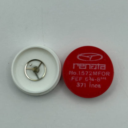 FEF 371 Balance Wheel Complete And Spring 6¾–8’’’ 1572 M Watch Movement Parts 