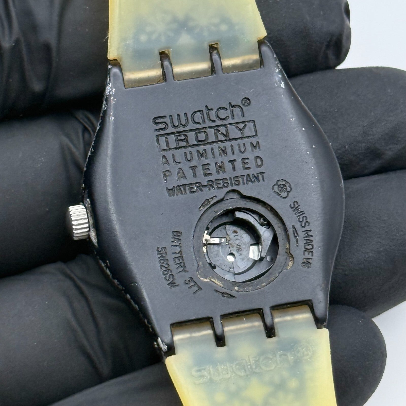 32mm Vintage 2007 Swatch Irony Quartz Watch UNTESTED PARTS REPAIR