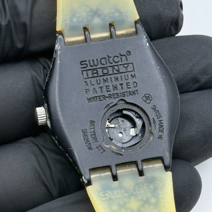 32mm Vintage 2007 Swatch Irony Quartz Watch UNTESTED PARTS REPAIR