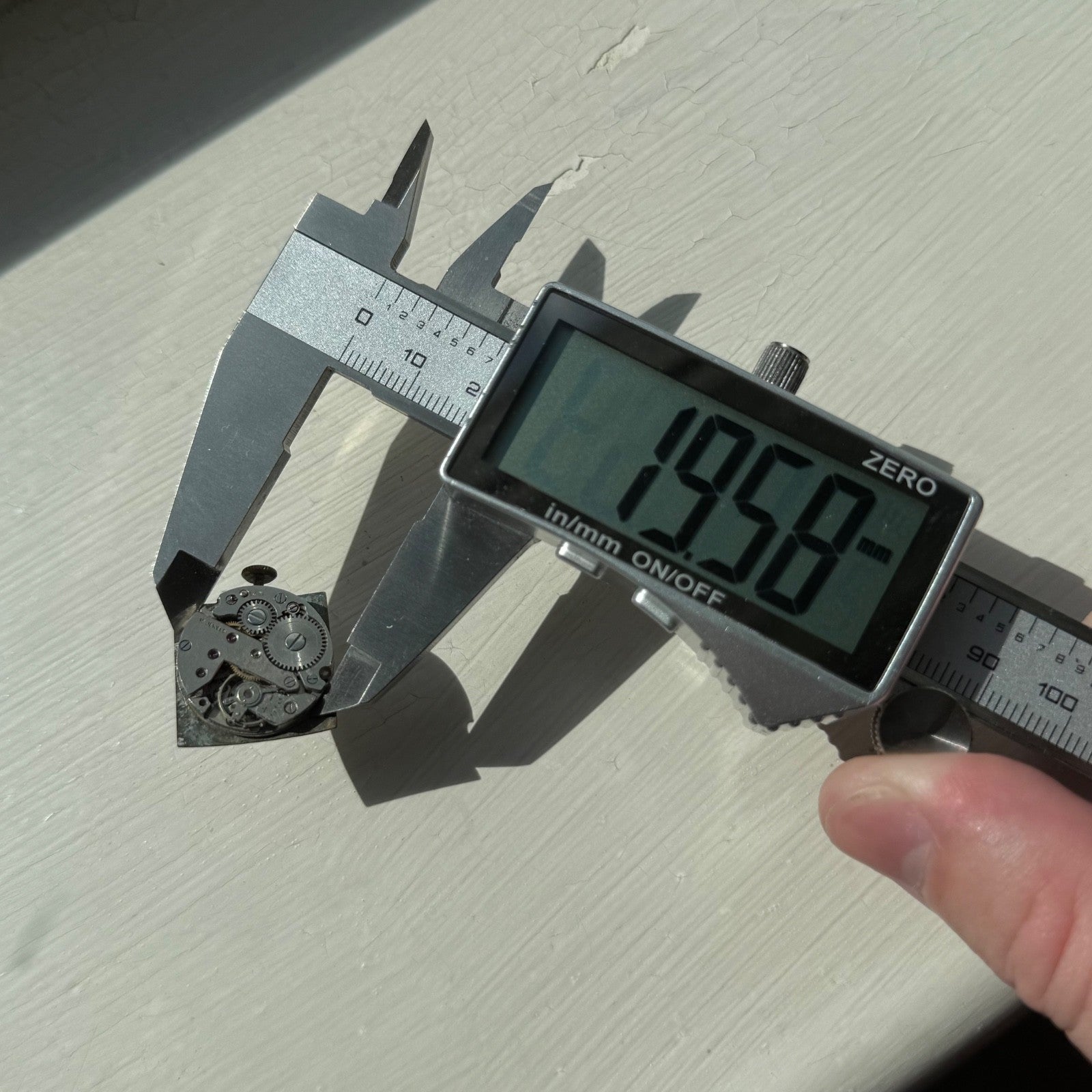 22mm Vintage 15 Jewels Antimagnetic Swiss Aluminium Manual Wind Watch For PARTS