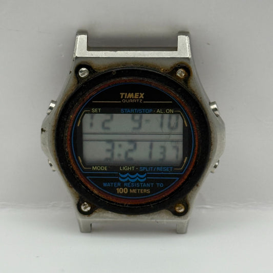 Timex Atlantis 100 Men's Chronograph Quartz Watch 40mm UNTESTED PARTS REPAIR