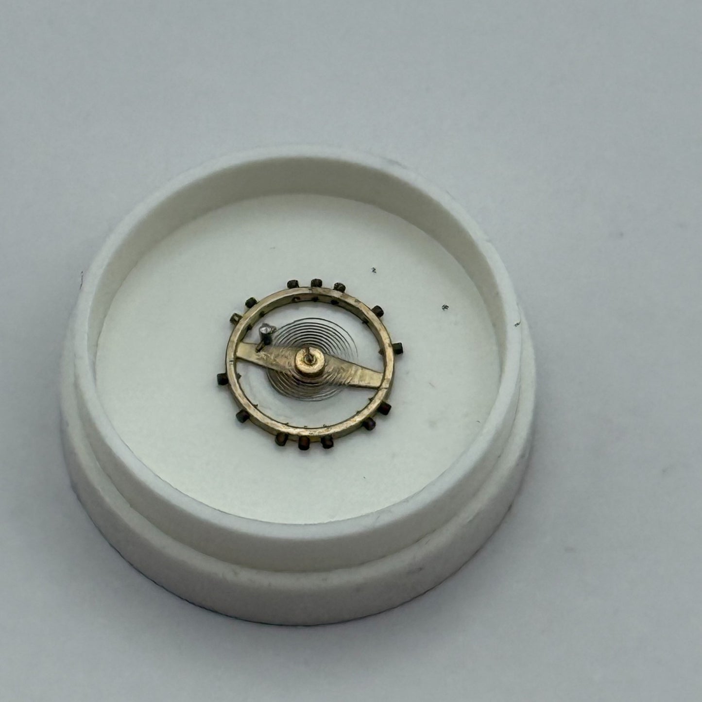 ETA 2412 Balance Wheel Complete And Spring 6 3/4''' 1418 M Watch Movement Parts 