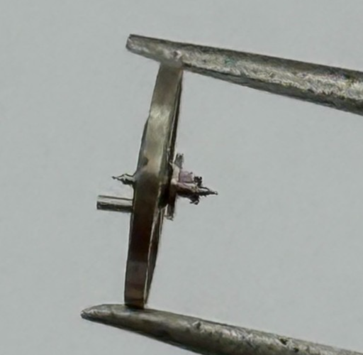 AS 1677 Balance Wheel Complete And Spring 1414 M Watch Movement Parts NOS