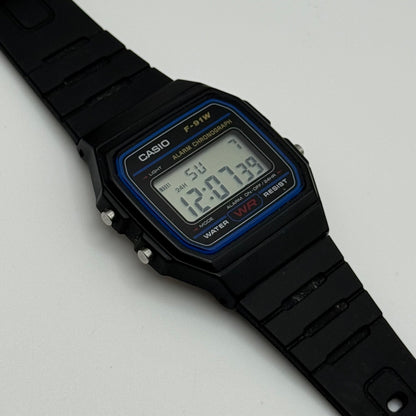Casio Digital Watch F-91W 593 Alarm Chronograph Quartz 35mm Unisex Rubber Strap