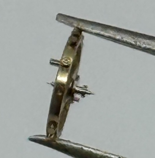 FEF 6600 Balance Wheel Complete And Spring 1181 M Watch Movement Parts NOS